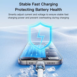 Cable de Datos SAMZHE de 1m <span class=keywords><strong>Tipo</strong></span>-C con E-Marker QC3.0 PD65W 3A, Cable de Carga Rápida para iPhone, <span class=keywords><strong>Huawei</strong></span>, Xiaomi, iPad, Laptop, <span class=keywords><strong>Cargador</strong></span> de Auto - Product Image 5