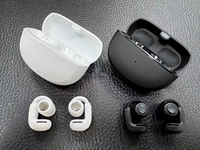 Écouteurs Traducteurs Intelligents IA 144 Langues, Casques de Sport et Gaming TWS Sans Fil BT, Écouteurs OWS à Clip d'Oreille