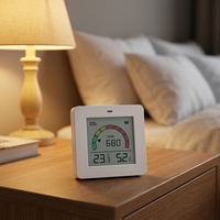 Moniteur de CO2 de bureau ZenMeasure Mini avec alimentation Type-C 5.0, plage 0-5000ppm, détecteur portable de température et d'humidité