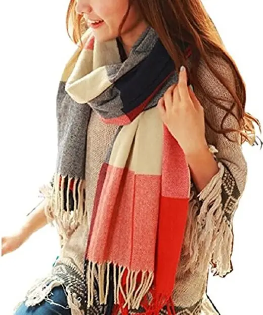 Рекламный образец, женские шарфы от производителя, дизайнерские брендовые кашемировые шарфы, женский зимний шарф