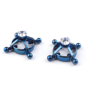 Menggoda Aksesoris Seks Puting Sekrup Puting Susu Klem Puting Sekrup dengan Berlian untuk Wanita Seks Permainan - Product Image 2