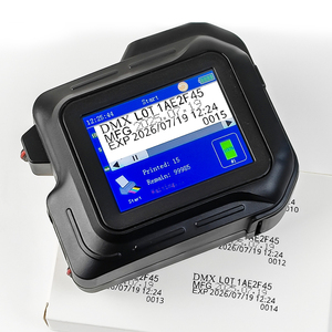 DMX nuevo 12,7mm portátil Mini impresora de inyección de tinta negra de mano codificador de fecha 600dpi máquina de codificación térmica - Product Image 1