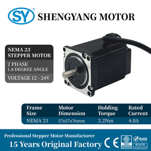 Motore Passo-Passo CNC Nema 23 1.8° 57x57x76mm 4.0A 2.2Nm Albero 8mm 4 Fili Cavo 700mm Alta Coppia - Product Image 3