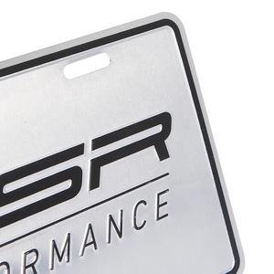 Plaque d'immatriculation 3D du fabricant de <span class=keywords><strong>plaques</strong></span> de voiture en aluminium avec logo personnalisé de haute qualité - Product Image 6