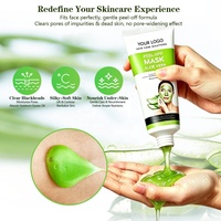 Masque Peel-Off en Tube à l'Aloès en Gros pour Salon et SPA – Soin Anti-Imperfections, Contrôle du Sébum, Nettoyage en Profondeur – Logo Personnalisé, Marque Privée, Soins Coréens