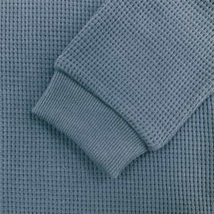 Venta caliente Estilo Casual Waffle Knit Sudadera y pantalones cortos Ropa para niños Conjuntos de ropa para niños Ropa para niños al por mayor - Product Image 4