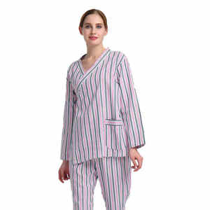Bata de <span class=keywords><strong>hospital</strong></span> unisex mediana, batas de paciente y vestidos de enfermería reutilizables y pijamas médicos con mangas cortas para <span class=keywords><strong>maternidad</strong></span> - Product Image 5
