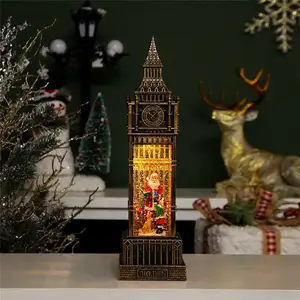 2023 원래 디자인 영국 빅 벤 음악 상자 부티크 뜨거운 판매 크리스마스 등불