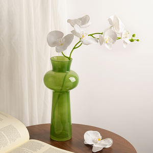 TONFO-Vases en verre <span class=keywords><strong>d</strong></span>'<span class=keywords><strong>occasion</strong></span> haut de gamme, <span class=keywords><strong>d</strong></span>écorations <span class=keywords><strong>d</strong></span>'intérieur, pots de fleurs légers de luxe, cadeaux de pendaison de crémaillère - Product Image 5