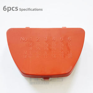 6Pcs Beschadigd Tapeinduithalerset En Remover Set 1 #2 #3 #4 #5 #6 # voor 1/8 1/4 3/8 1/2 5/8 3/4 7/8 1 Inch Buis - Product Image 4