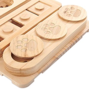 ถาดไม้สำหรับให้อาหารแฮมสเตอร์แบบข้ามพรมแดน, ถาดใส่อาหารสำหรับแฮมสเตอร์, ของเล่นไม้สร้างสรรค์สำหรับแฮมสเตอร์สีทอง - Product Image 4