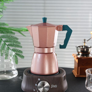 Cafetera Espresso italiana tradicional <span class=keywords><strong>Moca</strong></span> Express, cafetera de Metal para estufa e inducción, cafetera tradicional de estufa - Product Image 2