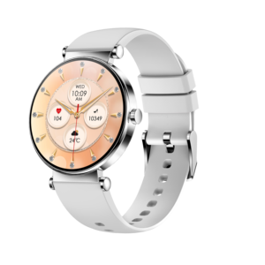 นาฬิกาอัจฉริยะสำหรับผู้หญิงหรูหราสีทอง <span class=keywords><strong>Y16</strong></span> 1.32 "AMOLED BT Call 6.8มม. บางเฉียบเตือนสุขภาพสตรีนาฬิกาอัจฉริยะ - Product Image 2