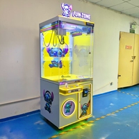 Machine à griffes commerciale à monnayeur avec éclairage néon LED, jeu de capture de jouets à prix pour parcs d'attractions et centres de divertissement familial