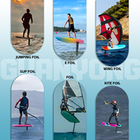 Hydrofoil GY 04 Karbon Lengkap untuk Air Tenang, Wing Foil Surf Mudah Meluncur, Kontrol Stabil, Tahan Lama & Tahan Air