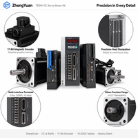 Kit de pilote de moteur servo AC 750W monophasé 220V, vente en gros, 3000 tr/min, encodeur 17 bits pour machines textiles, directement de l'usine