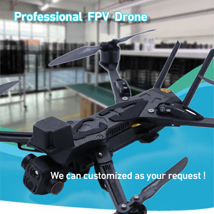 Kit de drone FPV de 10 pouces, portée de vol de 20 km, charge utile de 4 à 6,5 kg, fonction de positionnement GPS, caméra de vision nocturne, drone FPV de 10 pouces - Product Image 6