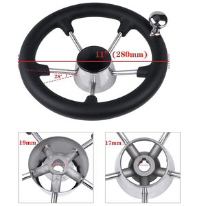 2026 Nuevo Diseño Accesorios para Embarcaciones Timón de Dirección para Lanchas de Alta Velocidad Volante de Acero Inoxidable Repuestos y Equipos para Barcos Hardware Marino - Product Image 2