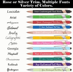 Environmental Friendly High-End Aluminum Metal Rod Ballpoint With Bamboo Wood Cap for Logo Advertising Gift <b>Pen</b> - Product Image 6