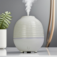 Meilleure vente 100ml blanc céramique électrique diffuseur d'huiles essentielles ultrasons USB humidificateur d'air parfumé maison diffuseur de parfum