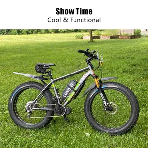 Fat Bike Fenders 20'' 26'' Front Rear Set Cycling Fat Tire Mudguard For Snow Mountain Electric Folding Dirt Bikes Mud Guards
