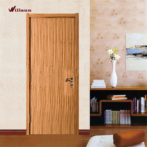 Porte en bois de style rural américain, couleur bois <span class=keywords><strong>brut</strong></span>, texture rugueuse, portes plates uniques pour manoir - Product Image 2