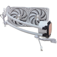Refroidisseur liquide pour processeur AIO à faible bruit 21,9 dBA, 240 mm, durée de vie de 40 000 heures, radiateur en aluminium pur, kit de refroidissement par eau pour PC