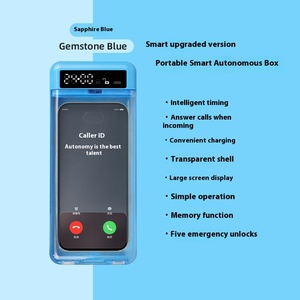 Portable Self-control Self-discipline Learning Study Student Quit Mobile Smart Phone Timer <b>Lock</b> <b>Box</b> 24 Hours Emergency Charging - Product Image 6