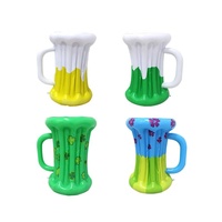 Seau à glace gonflable en PVC écologique, forme hexagonale, sans électricité, pour usage intérieur/extérieur, pour boissons et bières