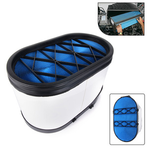 Filtre à air pour camion P616056, forme ovale bleue, pour camions lourds et engins de construction, pièce de rechange - Product Image 2