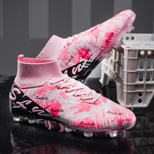 Scarpe da Calcio Alte Nuove con Tacchetti AG TF per Adolescenti e Bambini della Scuola Primaria per Allenamento Sportivo - Product Image 4