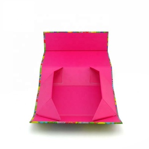 Tùy Chỉnh Chất Lượng Cao Gấp Cứng Nhắc Tông Phẳng Gói Sang Trọng Gấp Từ Mỹ Phẩm Lưu Trữ Giấy Hộp Quà Tặng - Product Image 2