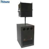 Système de haut-parleurs Line Array Thinuna AWM-L2.10-DPA 2 pièces, 10 pouces, 500 W, avec un ensemble actif de 18 pouces, 1000 W, caisson de basses