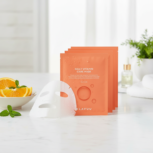 Mascarilla Facial Diaria KLAVUU con Vitaminas y Péptidos, Beneficios Antiarrugas e Hidratantes, Para Todo Tipo de Piel, Hecha en Corea - Product Image 3