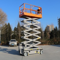 Échafaudage électrique, élévateur à ciseaux pour une personne, 220v, treuil électrique, élévateur à ciseaux autopropulsé, échafaudage pour maison
