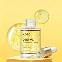 Sérum liquide à la vitamine C profonde KOEC, niacinamide pour le visage, pour éclaircir, hydrater, illuminer, anti-âge, OEM