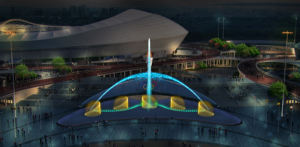 3 डी मॉडल डिजाइन समाधान क्षमता के साथ पार्कों के लिए एशियाई बड़ी परियोजना ऐतिहासिक आउटडोर नृत्य संगीत जल फव्वारे शो - Product Image 3