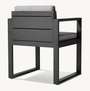 2024 <span class=keywords><strong>CAPE</strong></span> TOWN Style moderne extérieur métal salle à manger fauteuil Patio jardin aluminium fauteuil extérieur chaise de jardin - Product Image 3