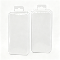 Boîte en plastique personnalisée pour téléphone portable avec emballage de vente au détail en carton, languette de suspension et blister transparent pour accessoires de téléphonie mobile
