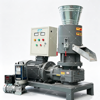 Machine à granulés de bois à matrice plate pour le recyclage du bois usagé, granulateur de sciure de bois durable pour la production de granulés de biomasse de 6 mm