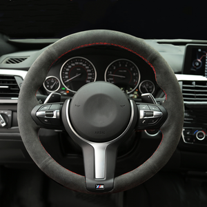 Housse <span class=keywords><strong>de</strong></span> volant <span class=keywords><strong>de</strong></span> voiture antidérapant, Anti-poussière, couture en cuir, personnalisée en usine, pour <span class=keywords><strong>Volkswagen</strong></span>, 100 pièces - Product Image 6