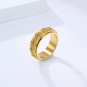 Anillo <span class=keywords><strong>de</strong></span> Hombre con <span class=keywords><strong>Ojos</strong></span> <span class=keywords><strong>de</strong></span> <span class=keywords><strong>Demonio</strong></span>, Estilo Moderno, Ojo <span class=keywords><strong>de</strong></span> Dios, Chapado en Oro <span class=keywords><strong>de</strong></span> 18k, Acero Inoxidable, Anillo Giratorio Retro - Product Image 2