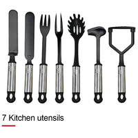 Set Perlengkapan Dapur Anti Lengket Grosir Pabrik 40 Buah Set Peralatan Dapur Silikon dengan Gagang