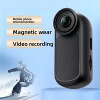 Caméra Sportive Portable 2K Sans Écran à Fixation Magnétique pour Vlog, Course, Cyclisme et Sports à Deux Roues, Connexion Wi-Fi, Enregistrement – Vente en Gros à Prix Abordable