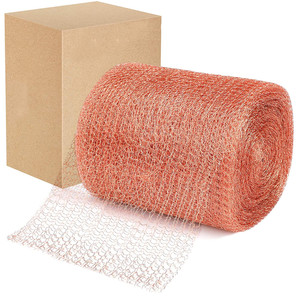 Red de cobre Alambre tejido de punto de cobre Rollo de malla para roedores, Protector de plantas de control de caracol - Product Image 6