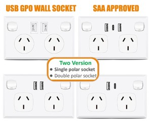 สวิตช์และเต้ารับติดผนังแบบ 2 ช่อง รุ่น SAA 10A ของออสเตรเลีย พร้อมตัวเรือน PC ทน<span class=keywords><strong>ไฟ</strong></span> สำหรับใช้งานเชิงพาณิชย์ - Product Image 5
