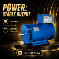STC 1500/1800 RPM Kecepatan 60HZ 50HZ 24KW 30KVA 3KW~50KW Alternator Generator di Dubai saat Musim Panas di Dubai.