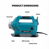 2800W Eintauch-Betonvibrator, bürstenloser Vollkupfermotor, Elektromotor, Betonmischer, Baustelle, 220V/110V