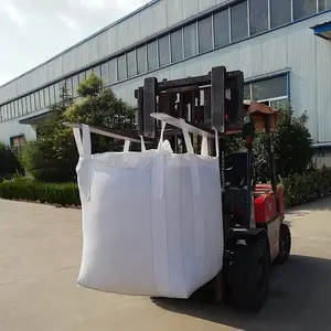 China PP Ton FIBC Bags Jumbo Bulk Big Bag 1000Kg 1500 Kg 500Kg para embalaje