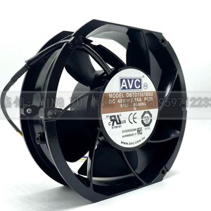 Ventilateur axial AVC DBTD1551B8U 48V 2.16A 17cm, lame en métal, haut débit d'air, ventilateur de refroidissement industriel - Product Image 1